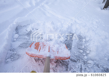 除雪作業（POV撮影） 61060825