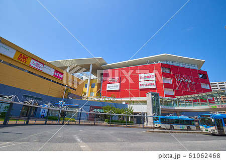 神奈川県川崎市幸区の川崎駅西口のラゾーナ川崎方面 神奈川県川崎市幸区の川崎駅西口のラゾーナ川崎方面 61062468