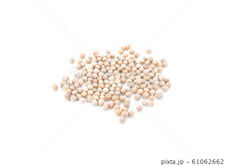 white peppers on the white background. white peppers on the white background. 61062662