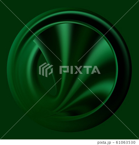 Silk emerald drape for Wallpaper. Green natural background with soft folds 61063530