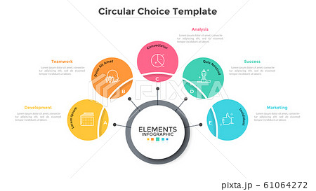 Modern Infographic Template 61064272