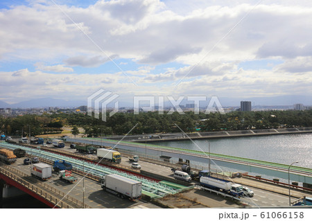 view of Hanshin Expressway Osaka Port 61066158