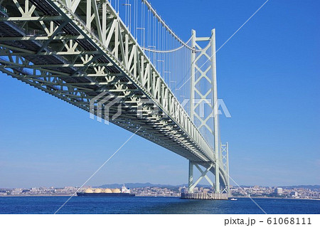 明石海峡大橋 淡路島側から 明石海峡大橋 淡路島側から 61068111