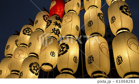 京都祇園祭の提灯 61068263