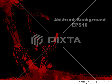 abstract vector splatter red color on black color abstract vector splatter red color on black color 61068793