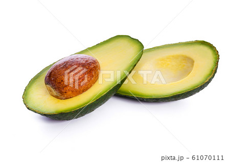 Avocado isolated on white Avocado isolated on white 61070111