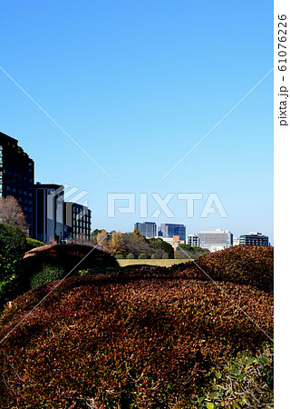 東京 晩秋の皇居周辺 桜田濠と都市風景 放送局など 東京 晩秋の皇居周辺 桜田濠と都市風景 放送局など 61076226