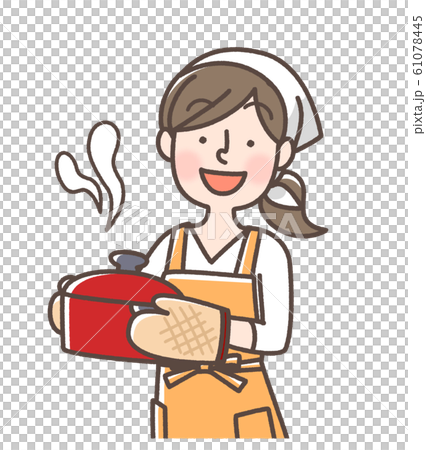 Cooking Women Triangle white 61078445