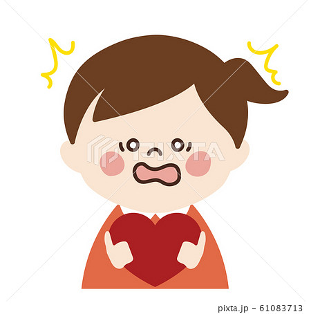 女の子 驚き顔 愛 のイラスト素材 女の子 驚き顔 愛 のイラスト素材