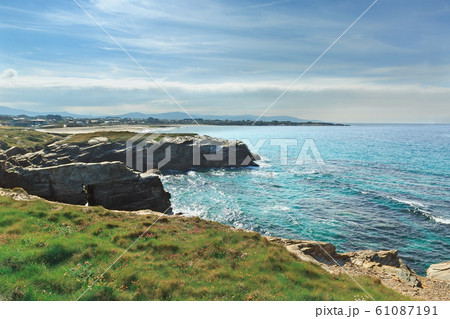 Beach cathedrals on the Bay of Biscay 61087191
