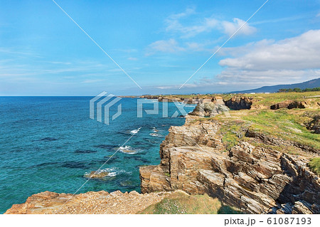Beach cathedrals on the Bay of Biscay 61087193