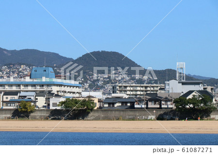 西宮市 海から見た甲山 西宮市 海から見た甲山 61087271