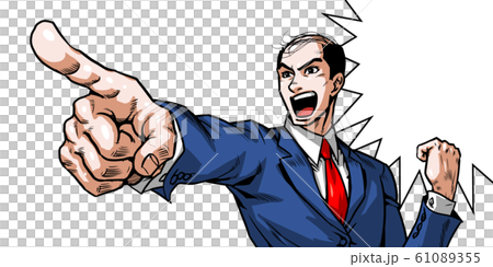 Bald, pointing, male, youth, upper body, shouting, young, caricature, cartoon Bald, pointing, male, youth, upper body, shouting, young, caricature, cartoon 61089355