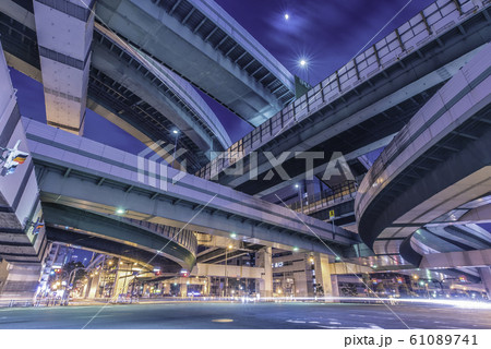阿波座ジャンクションの写真素材