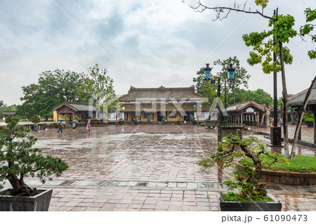 グエン朝王宮風景 中庭 61090473