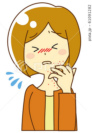Hay fever woman 61091282