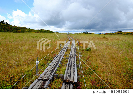 栗駒山のゼッタ沢コースにある名残ヶ原 61091605