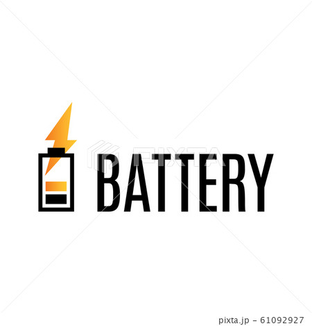 Vector logo of electric battery, charge and power Vector logo of electric battery, charge and power 61092927
