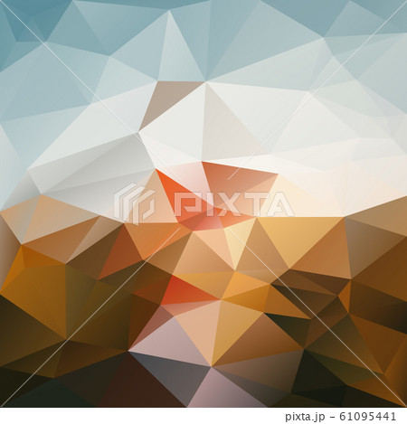 vector abstract irregular polygon background ochre 61095441