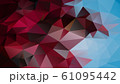 vector abstract irregular polygon background red 61095442