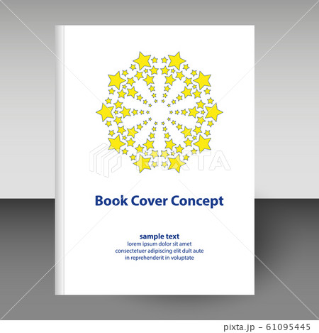 vector cover of diary or notebook hardcover star 61095445
