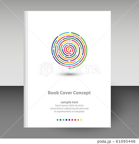 vector cover of diary notebook hardcover rainbow 61095446