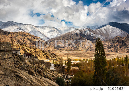 Himalayan mountain landscape along Leh 61095624