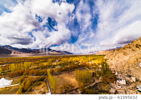 Himalayan mountain landscape along Leh 61095632