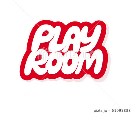 Play Room vector lettering 61095888