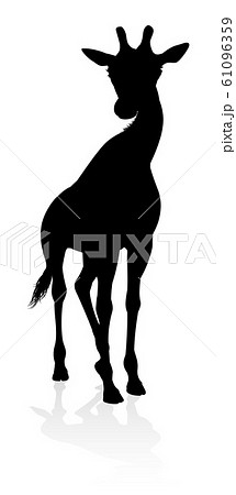 Giraffe Animal Silhouetteのイラスト素材