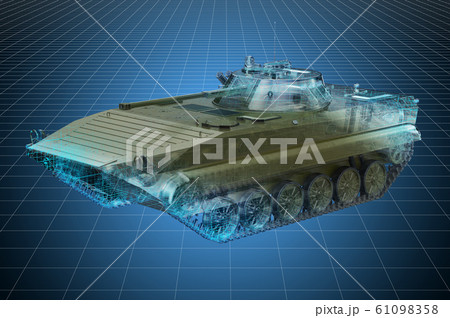 model of battle infantry fighting vehicle 61098358