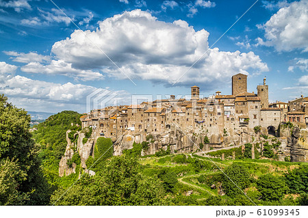 Medieval town of Vitorchiano in Lazio, Italy 61099345