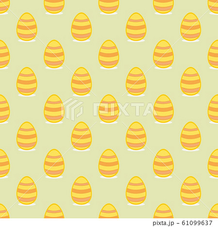 Tile vector pattern with easter eggs on green background for seamless decoration wallpaper 61099637