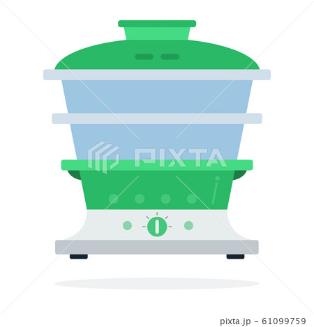 Double boiler vector flat isolated 61099759
