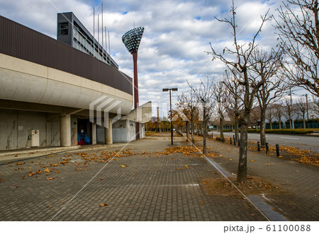 栃木県宇都宮市 清原球場冬 栃木県宇都宮市 清原球場冬 61100088