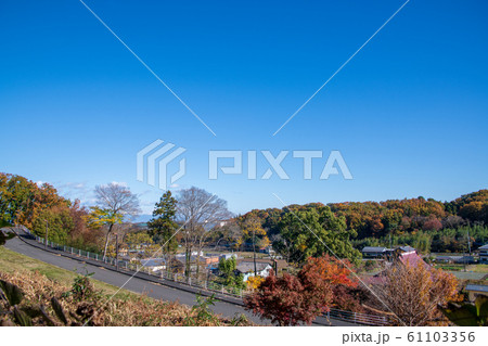 　遺跡広場から高窓の里方面　本庄市児玉町小平付近 61103356