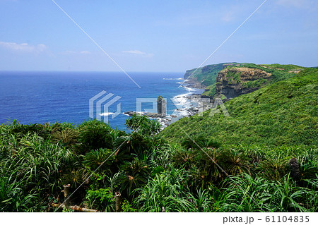 与那国島　立神岩 61104835
