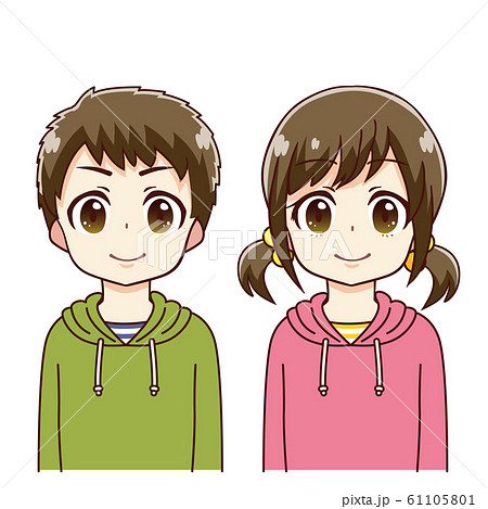 女の子と男の子 61105801