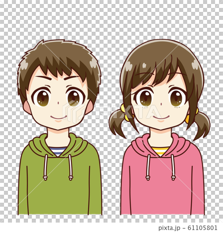 女の子と男の子 61105801