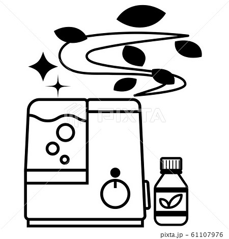 加湿器 アロマのイラスト素材