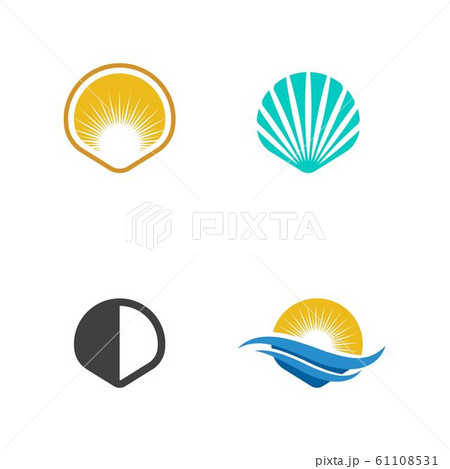 Shell Vector Icon Illustrationのイラスト素材 Shell Vector Icon Illustrationのイラスト素材