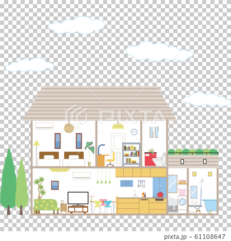 一戸建ての間取り 61108647