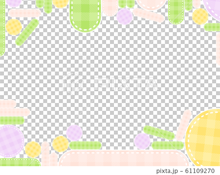 Colorful patchwork style frame 1a - Stock Illustration [61109270] - PIXTA