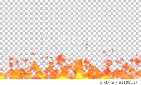 fiery, blaze, flame - Stock Illustration [61109517] - PIXTA