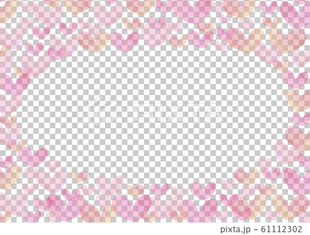 水彩風格心形框架 水彩風格心形框架 61112302