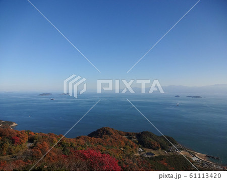 亀老山展望台からの眺望(愛媛県今治市) 亀老山展望台からの眺望(愛媛県今治市) 61113420
