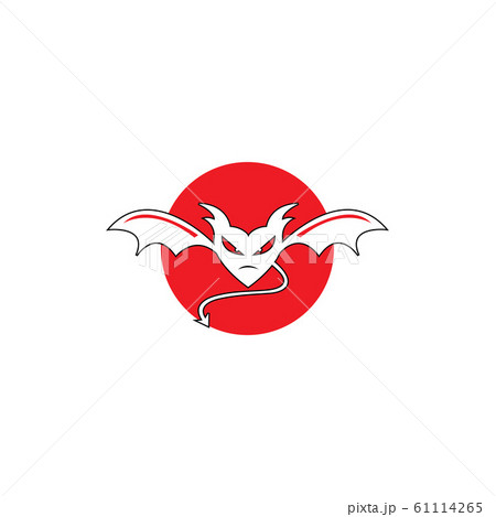 devil logo vector templateのイラスト素材 [61114265] - PIXTA