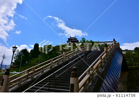 福知山城　昇龍橋からの天守 61114736