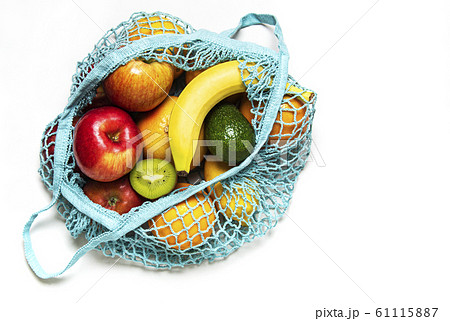 Mesh shopping bag with fruits Mesh shopping bag with fruits 61115887