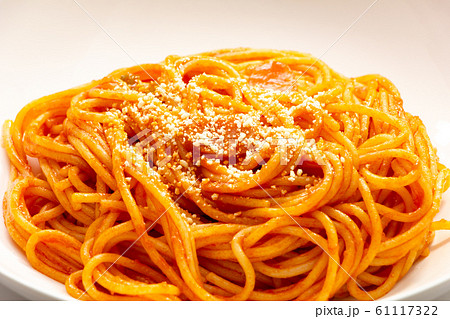 スパゲティ・ナポリタン(粉チーズがけ)。 スパゲティ・ナポリタン(粉チーズがけ)。 61117322